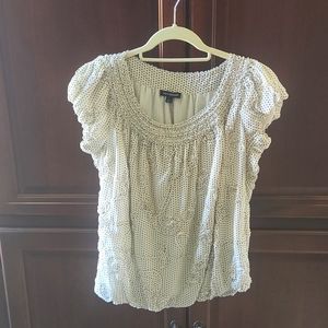 Darling Polka Dot 2 Layered Detail Top.